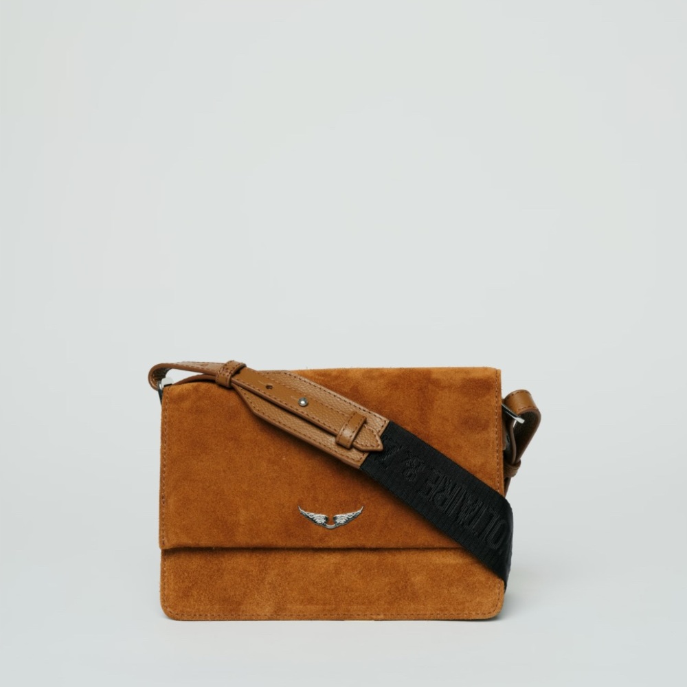 NEW Zadig and Voltaire Lolita Bag-Brown Suede